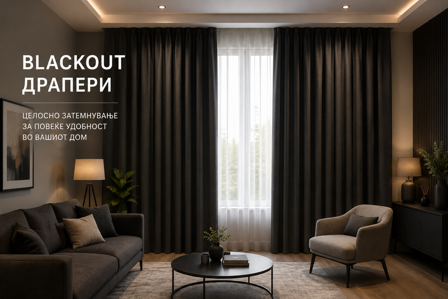 Blackout draperi za celosno zatemnuvanje – DetaTeks